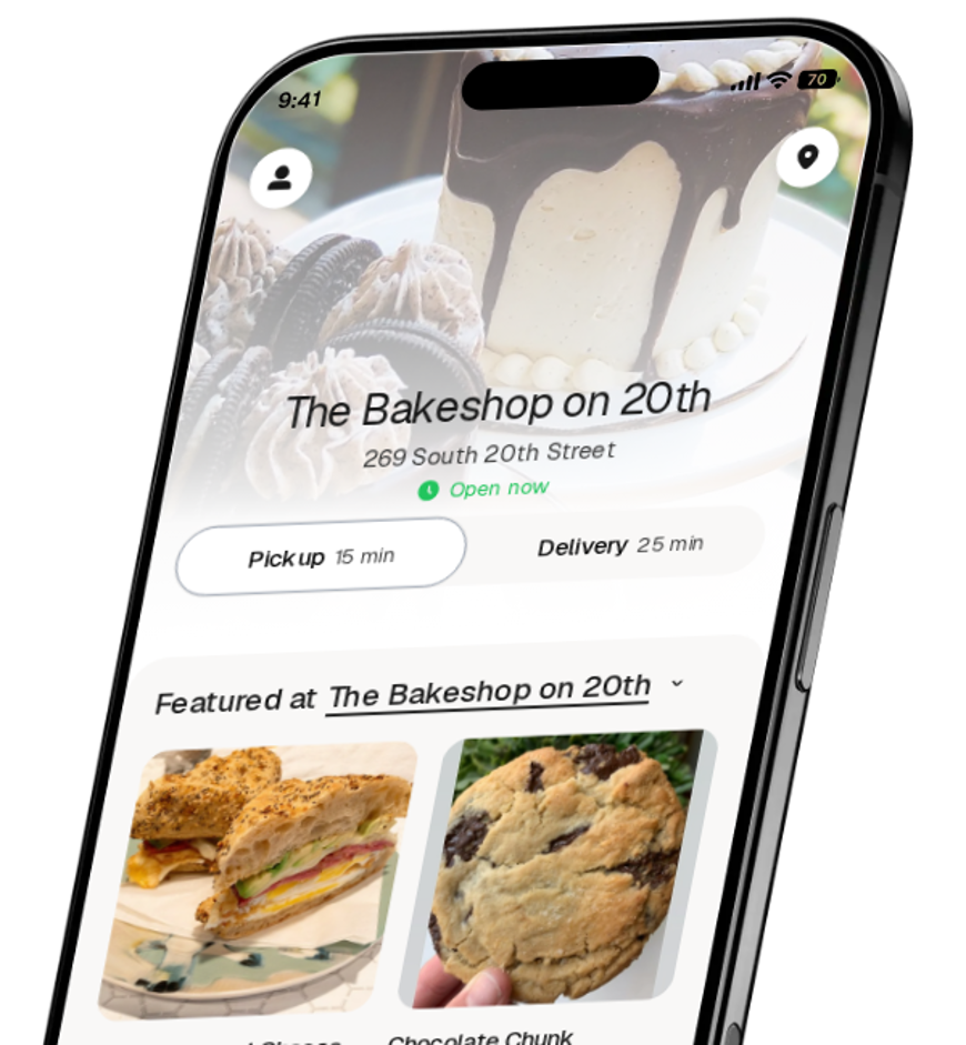The Bakeshop on 20th app preview